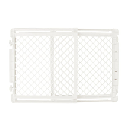 Toddleroo by North States Stairway Secure Baby Safety Gate, 27"-41", Soft White