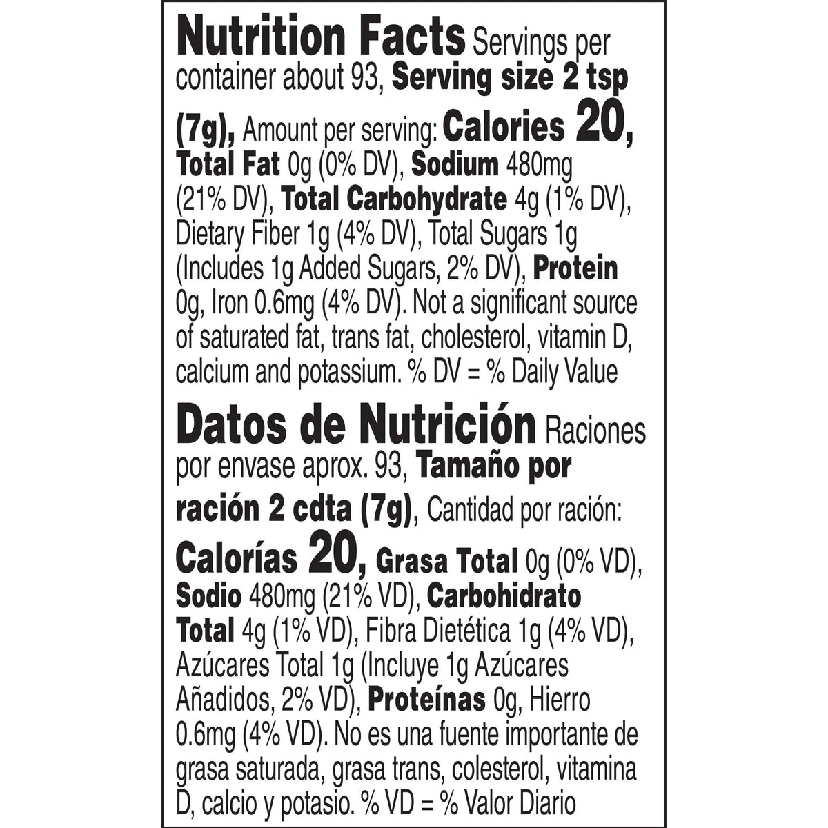 Tone's Taco Seasoning, Assorted Size