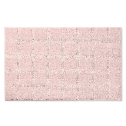 Town & Country Everyday Ultra Plush Solid Tufted Windowpane Bath Mat 20"x32"