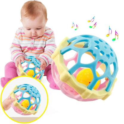 Clear!Tarmeek Baby Soft Rattles Shaker Teething for 0-6 Months Newborn,Infant Developmental Hand Grip Baby Cute Stuffed Animal Doll for 6-12 Months Toddlers,Birthday Gifts for Kids