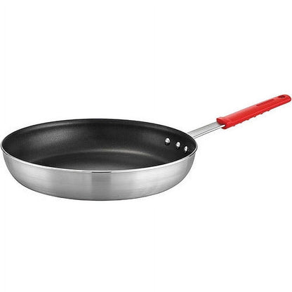 Tramontina Professional 8-Inch Non Stick Small Frying Pan, Heavy-Gauge Aluminum Skillet with Reinforced Nonstick Coating, Red Handle, Dishwasher and Oven Safe