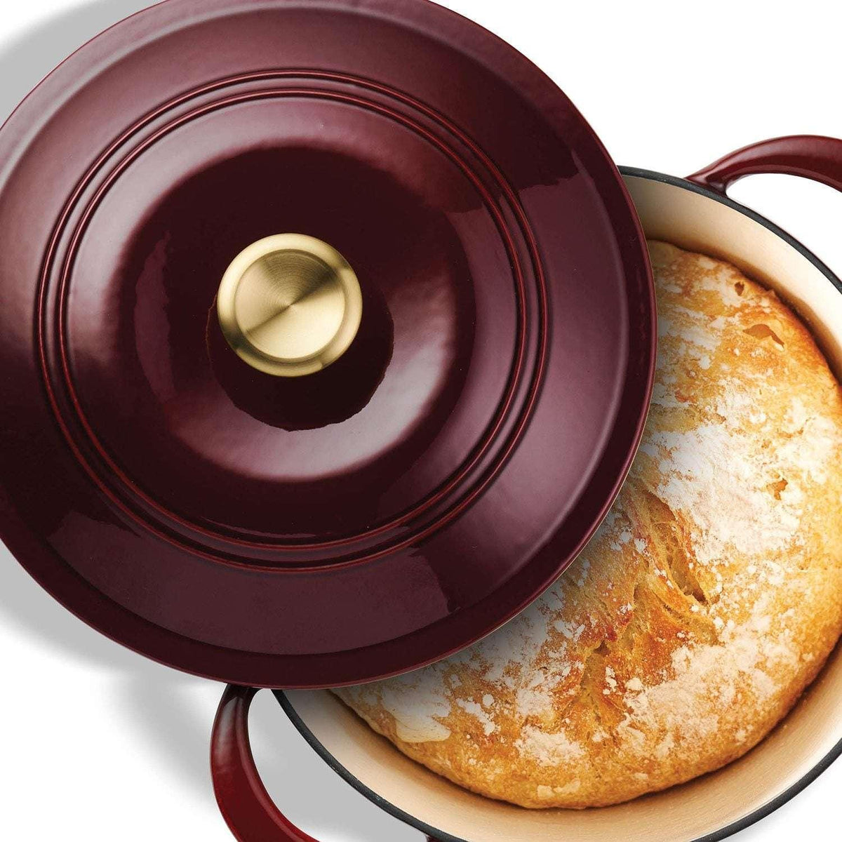 Tramontina Enameled Cast Iron 7-Quart Covered round Dutch Oven (Assorted Colors)