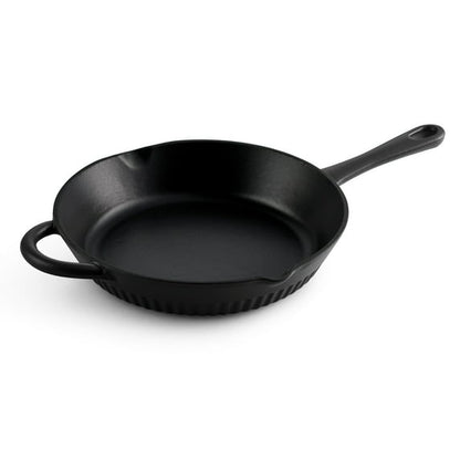 Tramontina Mesa Enameled Cast Iron Skillets, 10 Inch Frying Pan - White