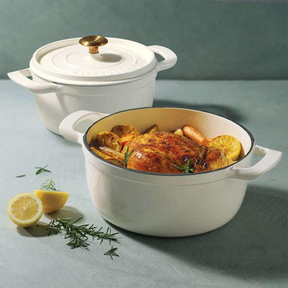 Tramontina 4-quart & 6-quart Enameled Cast Iron Round Dutch Oven, 2-pack