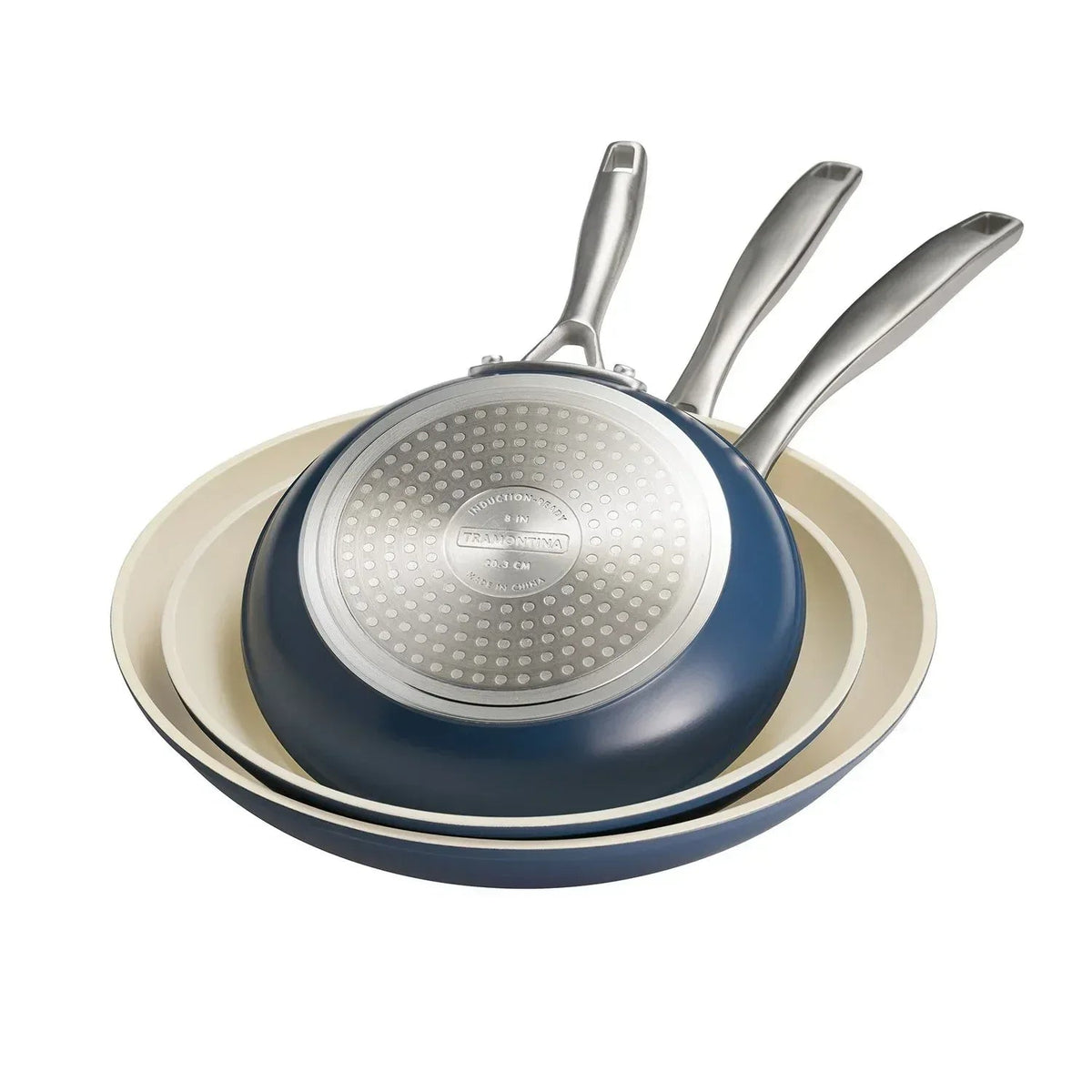 Tramontina Cold Forged 8", 10", and 12" Fry Pans with Ceramic Interior (Choose Color)