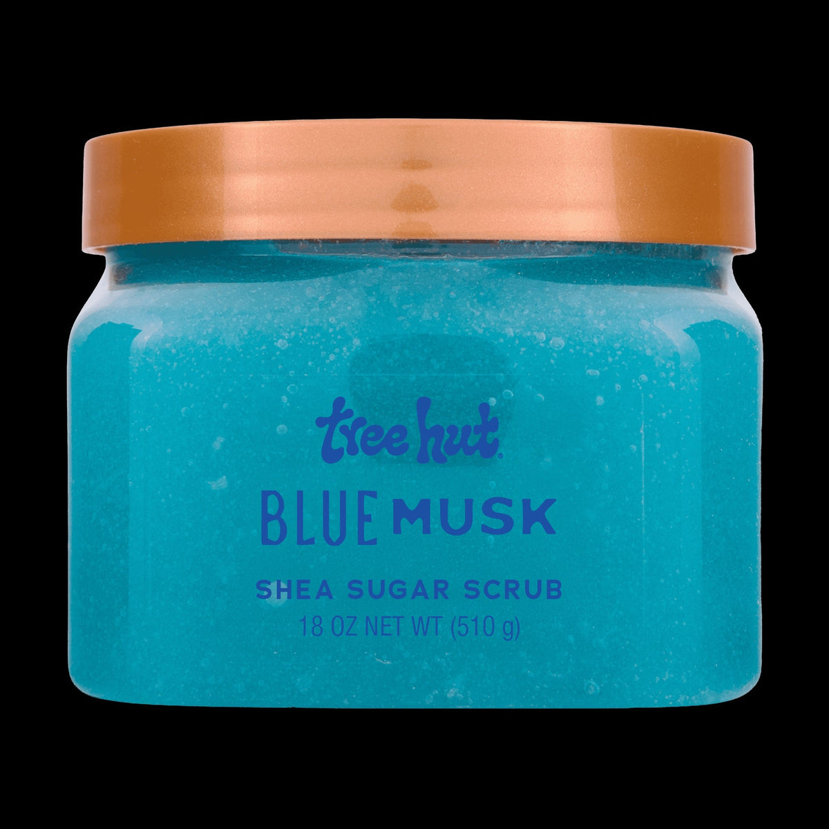 (3 PACK ) Tree Hut Blue Musk Shea Butter Sugar Body Scrub, 18 oz