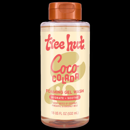 Tree Hut Coco Colada Foaming Gel Body Wash, 18 fl oz