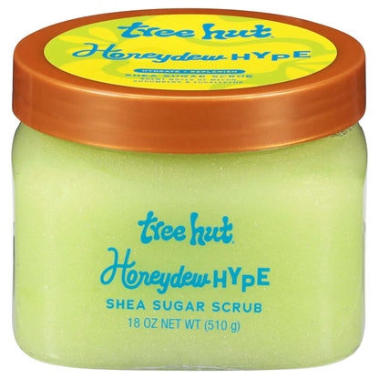 Tree Hut Honeydew Hype Shea Sugar Body Scrub, 18 oz (3 PACK )