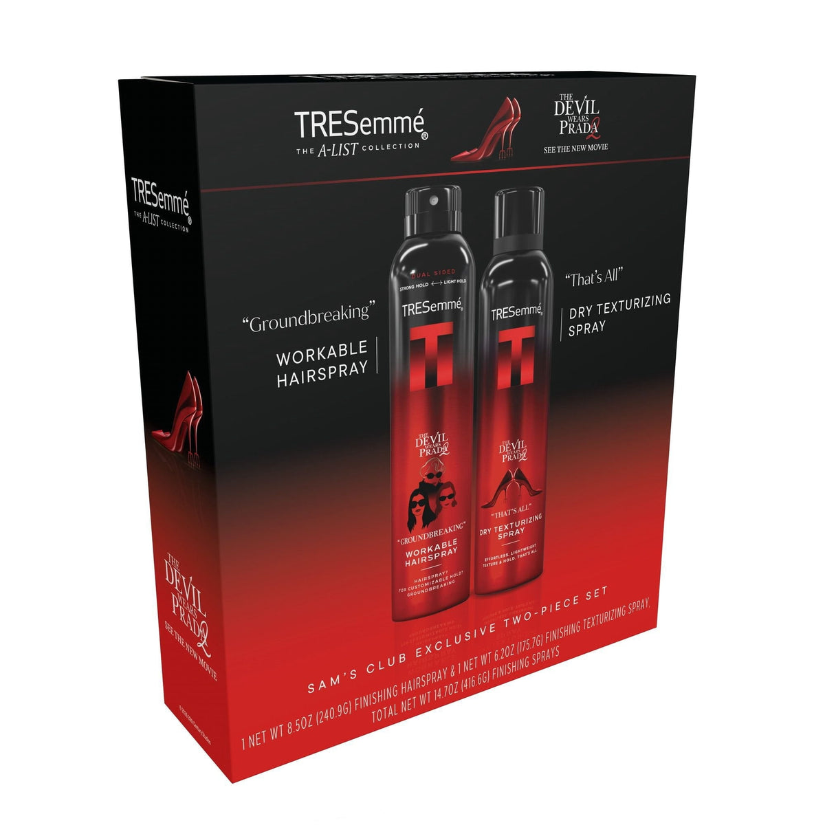 Tresemme A-List Collection Hairspray and Dry Texturizing Spray Set