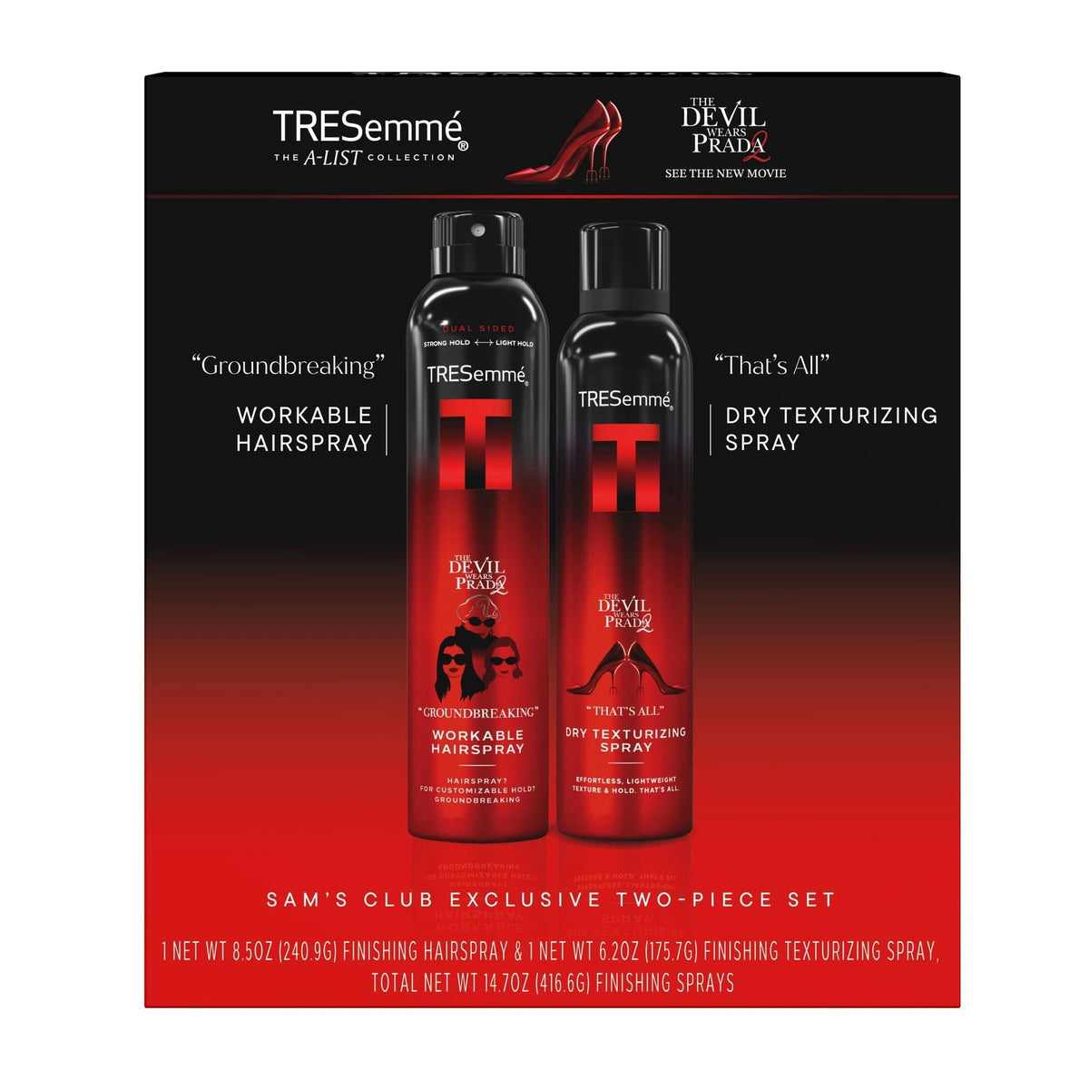 Tresemme A-List Collection Hairspray and Dry Texturizing Spray Set