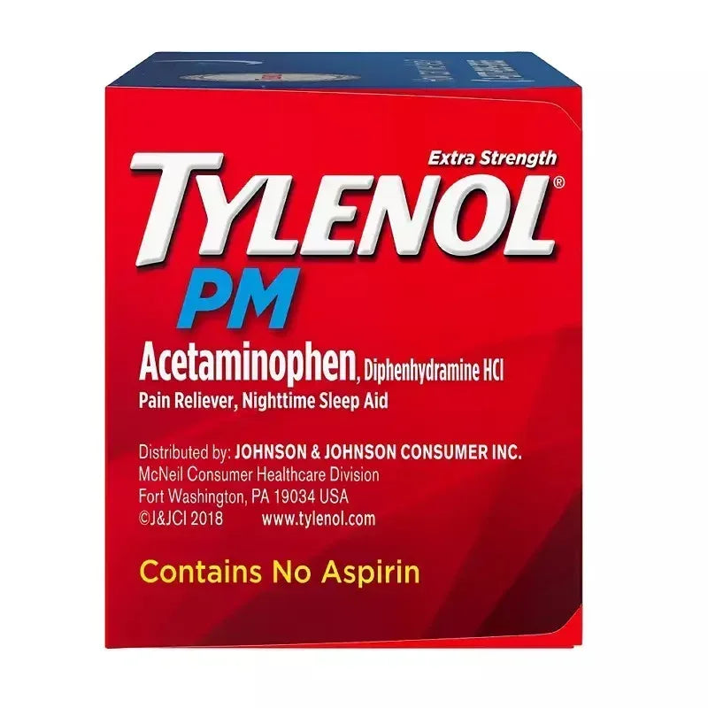 Tylenol PM Extra Strength Pain Reliever & Sleep Aid Caplets, 225 Count