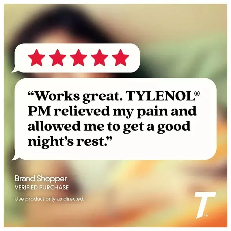 Tylenol PM Extra Strength Pain Reliever & Sleep Aid Caplets, 225 Count