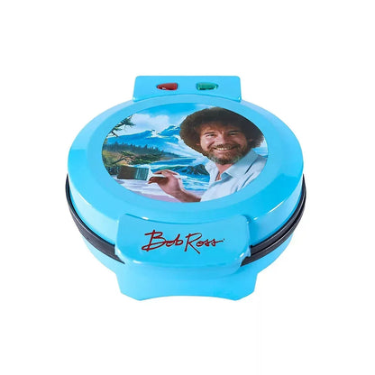 Uncanny Brands Bob Ross Waffle Maker