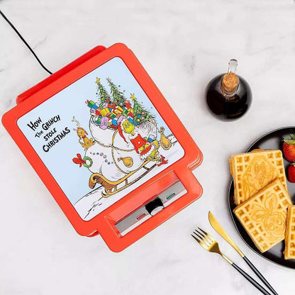 Uncanny Brands The Grinch Deluxe Waffler