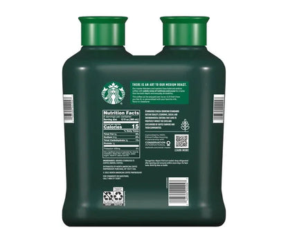 Starbucks Unsweetened Medium Roast Refrigerated Iced Coffee, 48 fl. oz., 2 pack