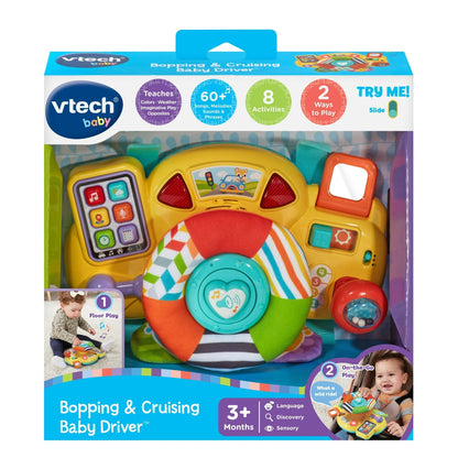 VTech Baby Bopping & Cruising Baby Driver Plastic, Plush Baby and Toddler Toys