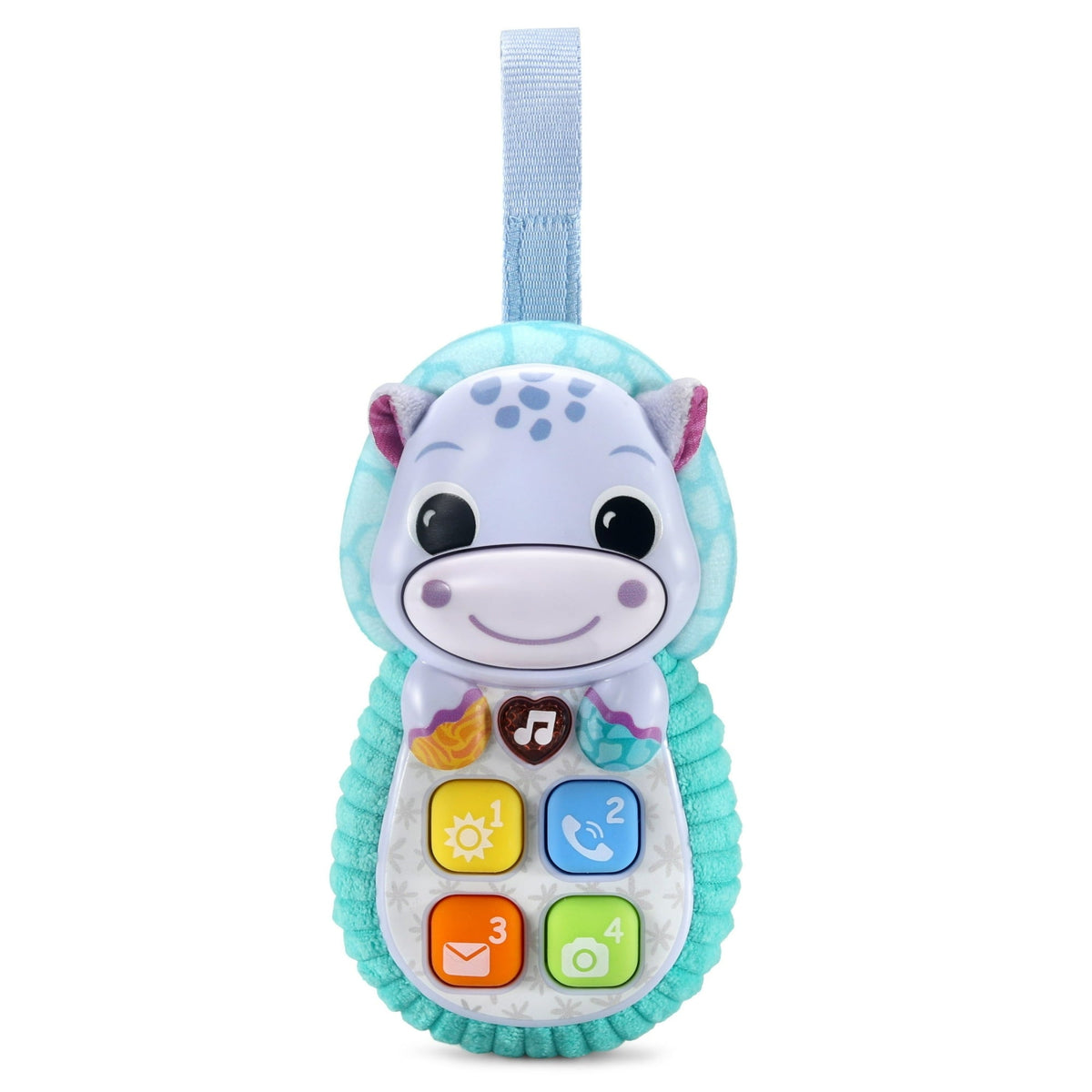 VTech Baby Hello, Hippo! Soft Phone Plastic, Plush Baby and Toddler Toys
