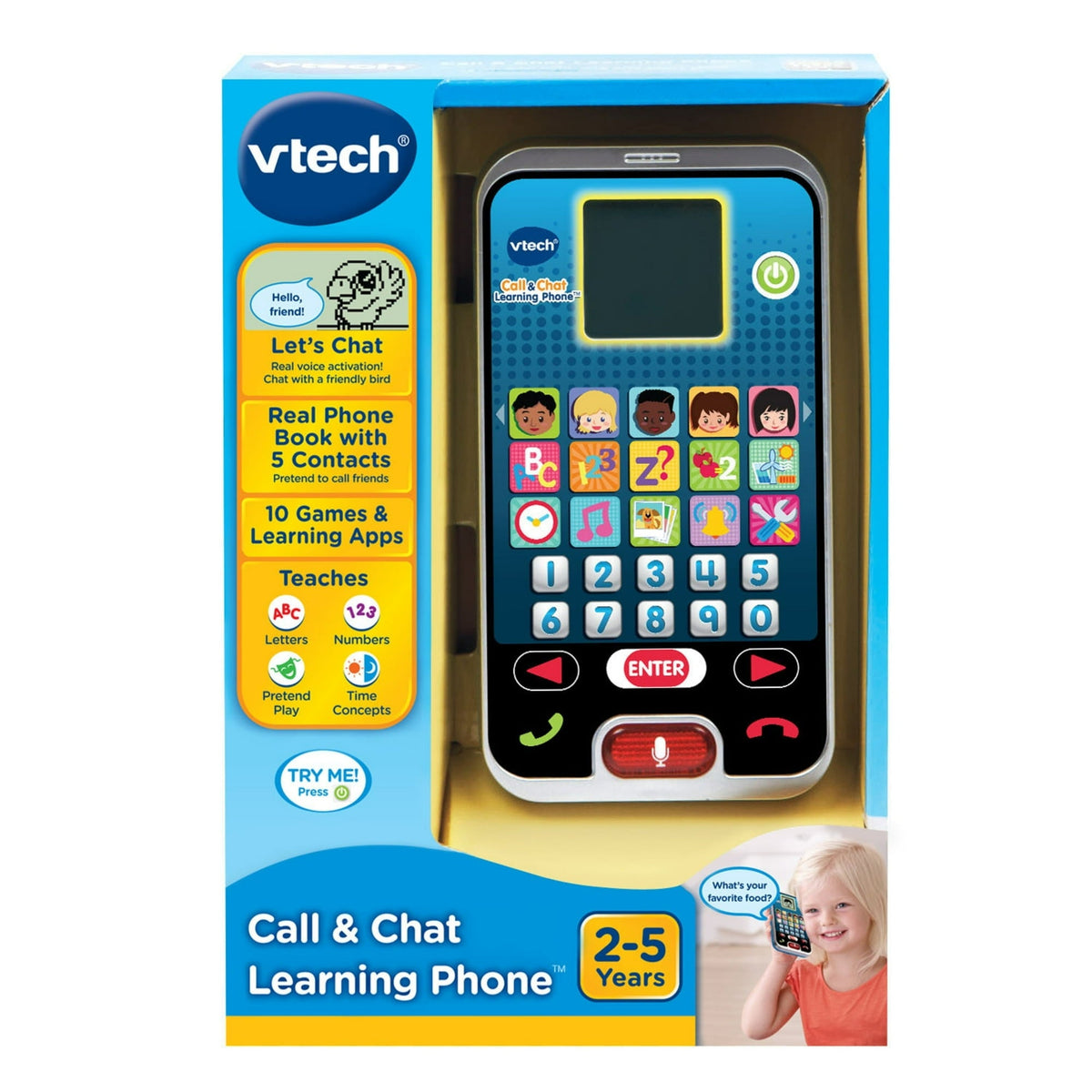 VTech Call & Chat Learning Phone Baby and Toddler Toys