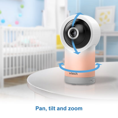 VTech RM5866HD Smart WiFi Pan & Tilt Baby Monitor with 1080p HD Video, Smartphone Access & Night Light