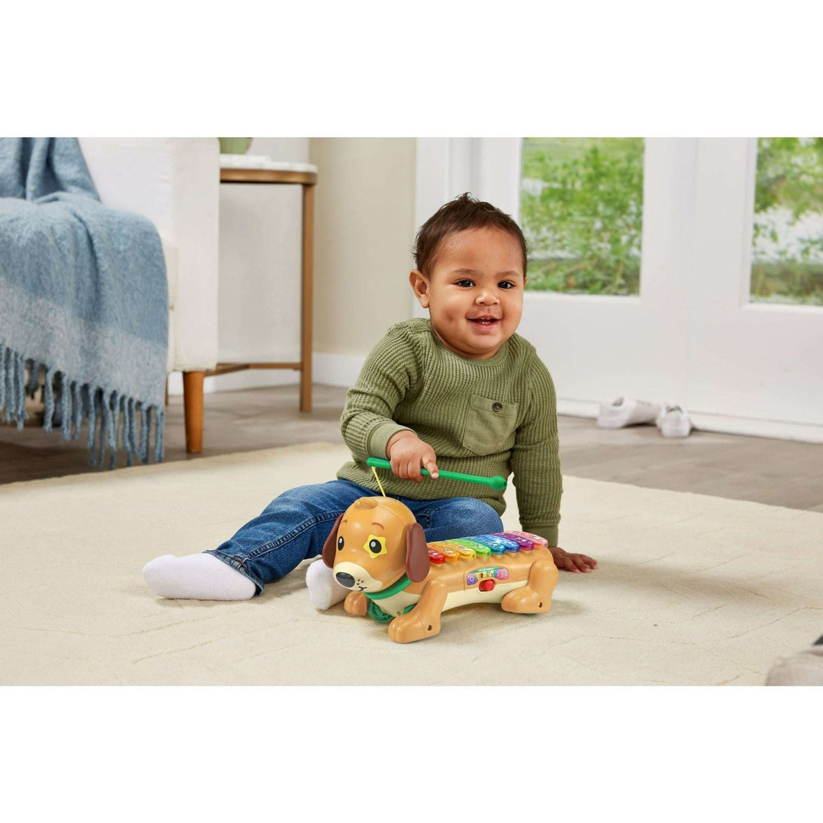 VTech Zoo Jamz Doggy Xylophone with Accessories, Baby and Toddler Toys
