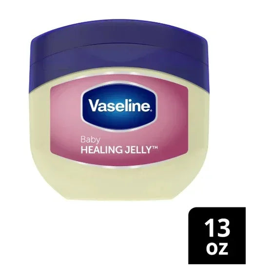 Vaseline Hypoallergenic Newborn Baby Oil Diaper Rash Cream Healing Petroleum Jelly, 13 oz
