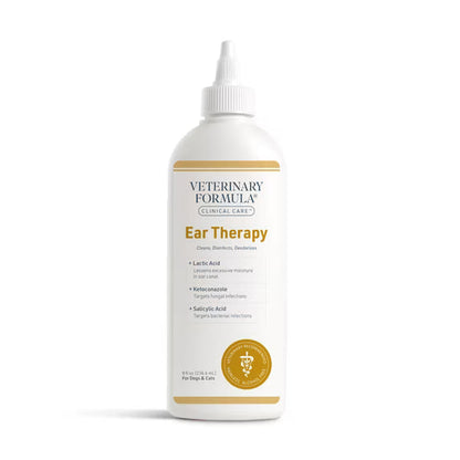 Veterinary Formula Clinical Care Ear Therapy for Dogs and Cats - Soothing Ear Cleaner, 4 oz