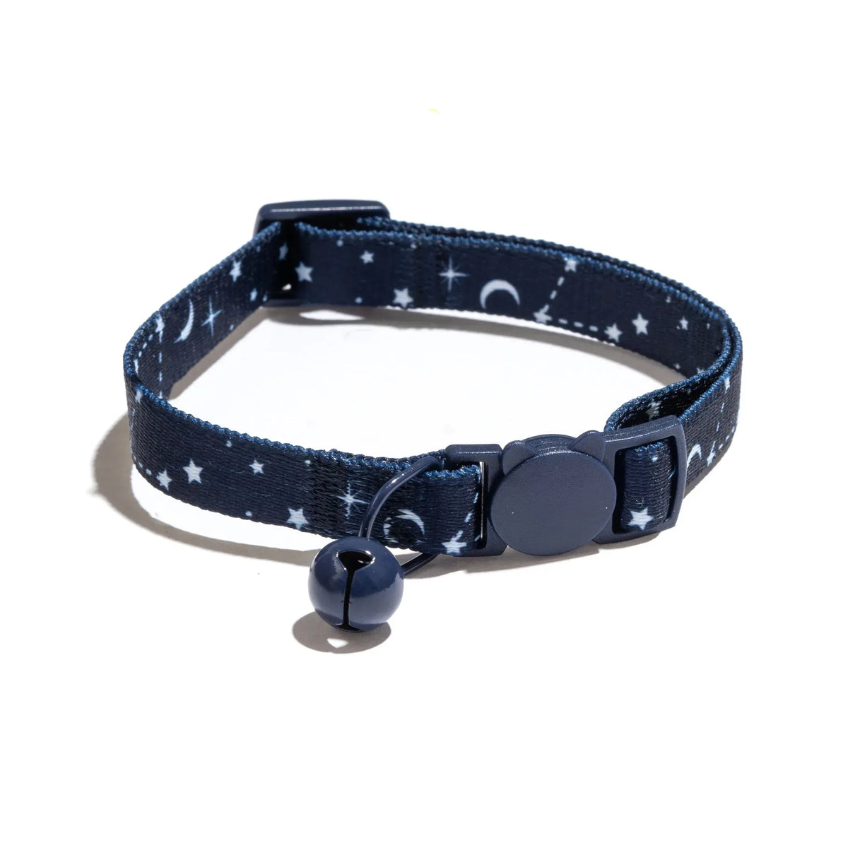 Vibrant Life, Reflective Lighting Bolt Breakaway Fashion Cat Collar, Black, One Size Fits Most