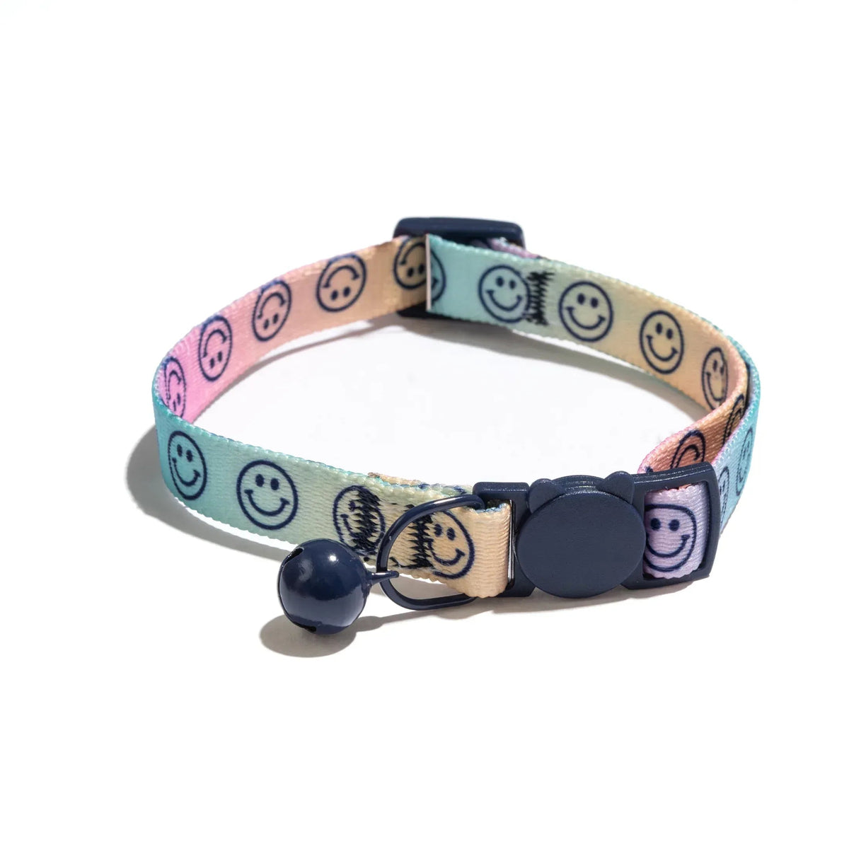 Vibrant Life, Reflective Lighting Bolt Breakaway Fashion Cat Collar, Black, One Size Fits Most