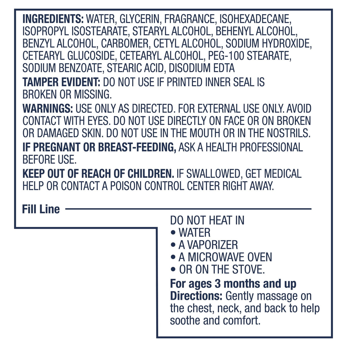 Vicks BabyCream, Soothing Non-Medicated Vapor Cream for Babies with Aloe Vera, 3 oz