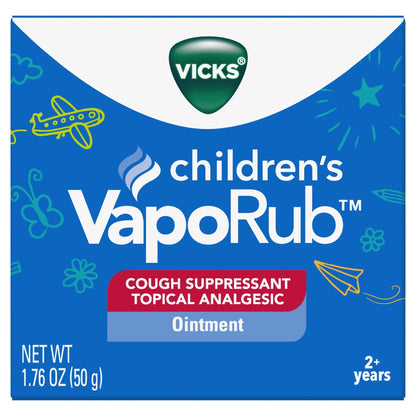 Vicks Children's VapoRub, Topical Chest Rub & Cough Suppressant, 1.76 oz