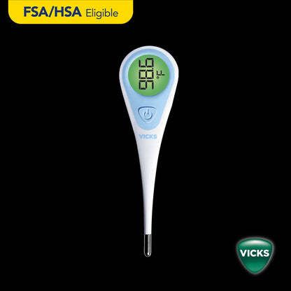 Vicks Speed-Read Digital Thermometer, for Oral, Rectal, Underarm Use FSA & HSA Eligible , V912BBUSV5