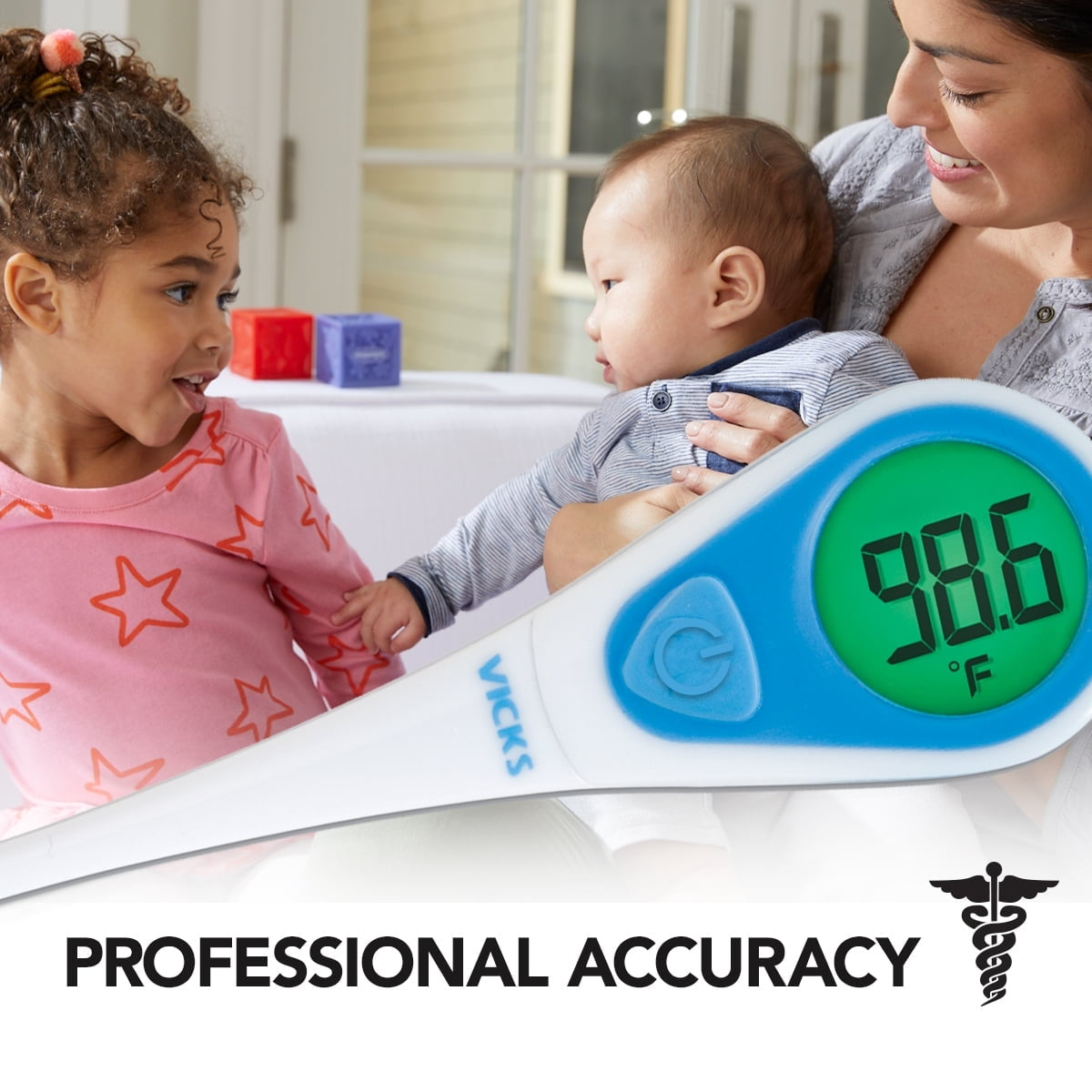 Vicks Speed-Read Digital Thermometer, for Oral, Rectal, Underarm Use FSA & HSA Eligible , V912BBUSV5