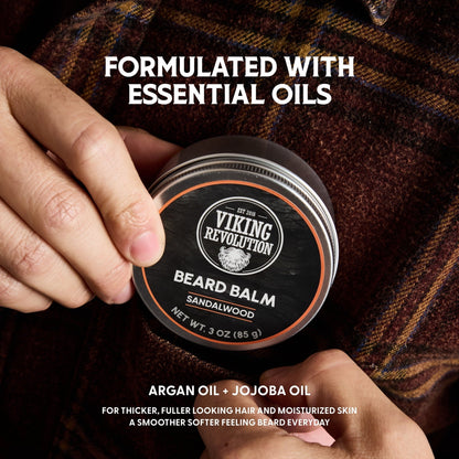 Viking Revolution 3 oz Beard Balm Sandalwood
