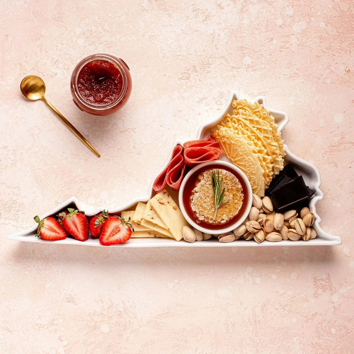 Lark Porcelain State-Shaped Bake & Serve Dish, Choose State