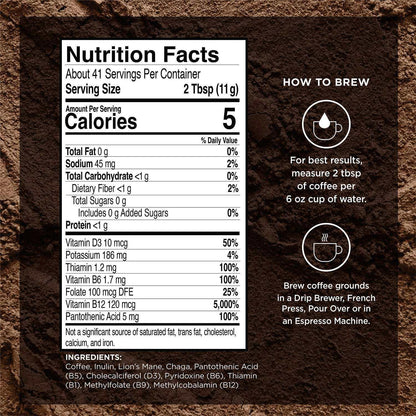 VitaCup Mushroom Focus Coffee, 16 oz.