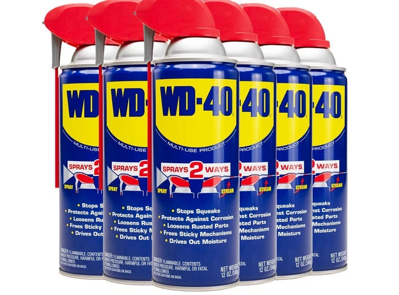 WD-40 Original Formula, Smart Straw Sprays 2 Ways,12 OZ [6-Pack]