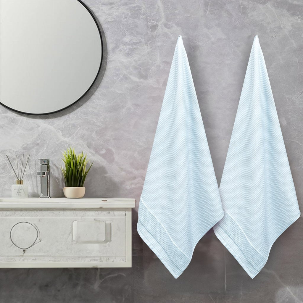 Waffle Bath Towel, 2-piece Set