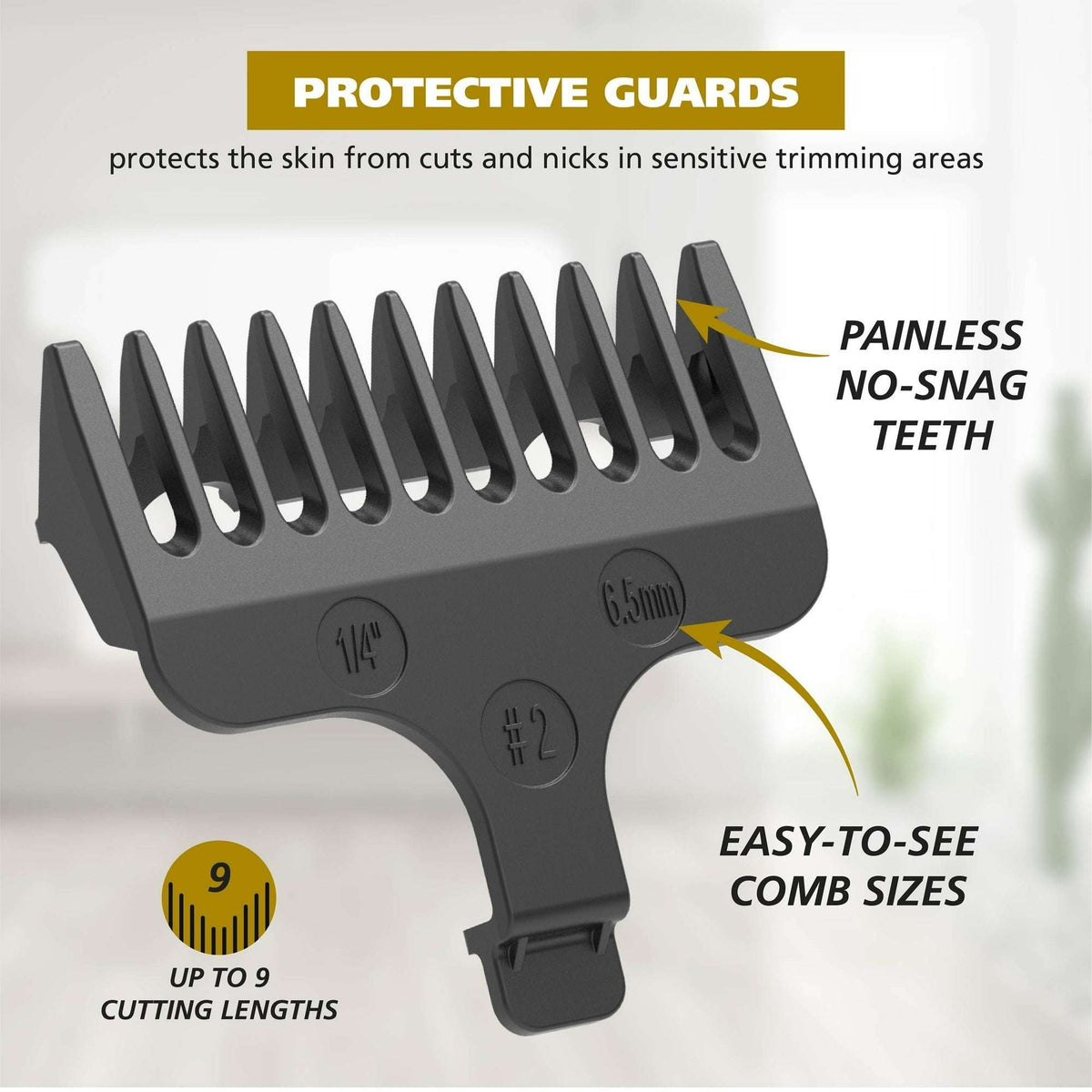 Wahl Commando Cordless Rechargeable Manscaper Wet/Dry Trimmer - Body Groomer for Men, Black 3024497