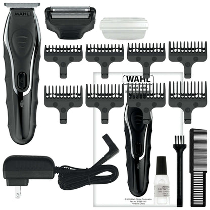 Wahl Commando Cordless Rechargeable Manscaper Wet/Dry Trimmer - Body Groomer for Men, Black 3024497