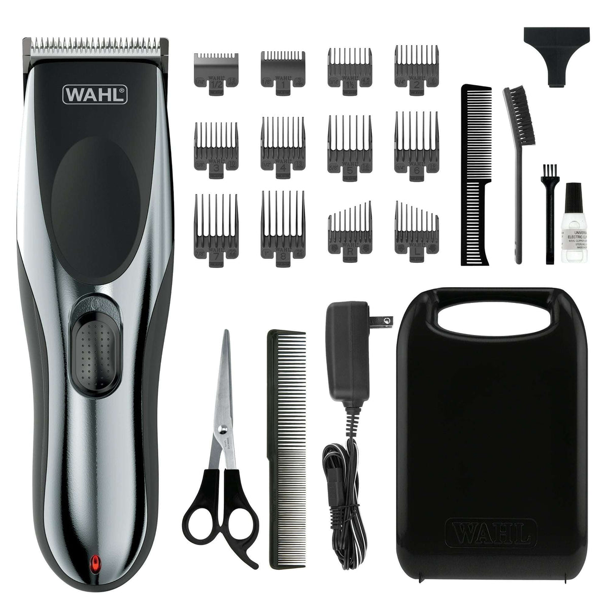 Wahl Haircut & Beard Cordless Trimmer Kit, Men or Women, 22pc, Black - 9639-2201