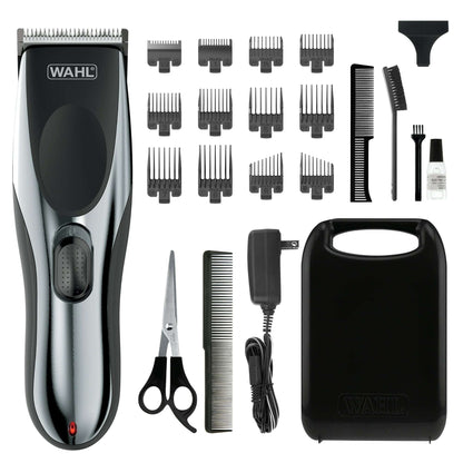 Wahl Haircut & Beard Cordless Trimmer Kit, Men or Women, 22pc, Black - 9639-2201