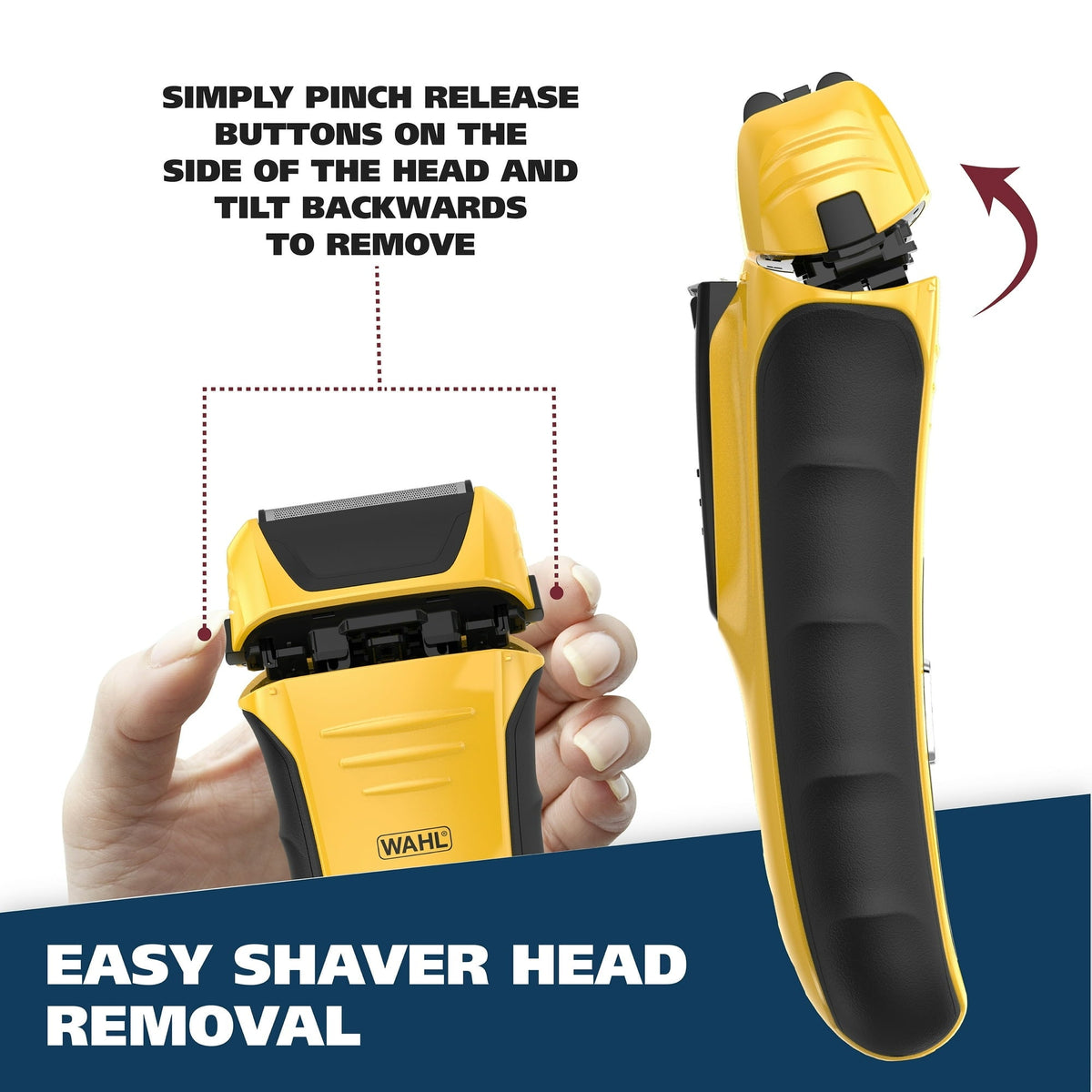 Wahl Life Proof Foil Shaver for Men, Electric Shaver, Rechargeable Waterproof Wet/Dry #7061-100