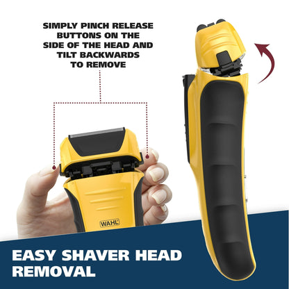 Wahl Life Proof Foil Shaver for Men, Electric Shaver, Rechargeable Waterproof Wet/Dry #7061-100