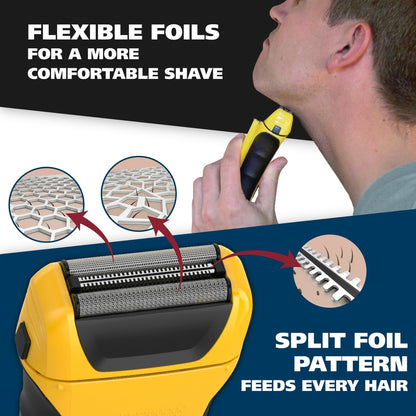 Wahl Life Proof Foil Shaver for Men, Electric Shaver, Rechargeable Waterproof Wet/Dry #7061-100