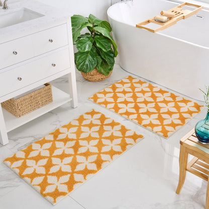 WelHome Printed Bath Rugs, 2-pack