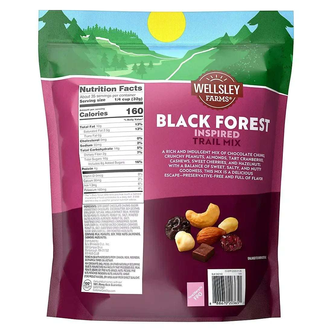 Wellsley Farms Black Forest Inspired Trail Mix, 40 oz.