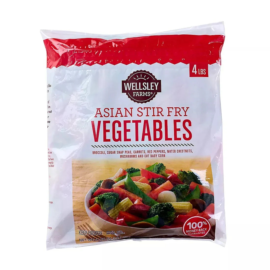 Wellsley Farms Frozen Stir Fry Vegetable Blend, 4 ct./1 lb.