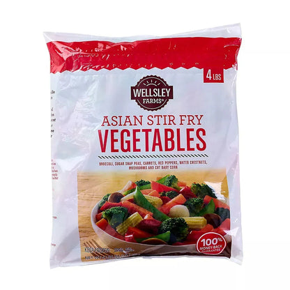 Wellsley Farms Frozen Stir Fry Vegetable Blend, 4 ct./1 lb.