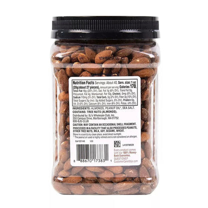Wellsley Farms Oil Roasted & Sea Salted Almonds, 40 oz.