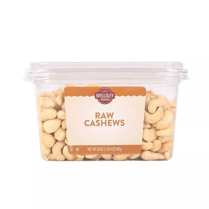 Wellsley Farms Raw Cashews, 20 oz.